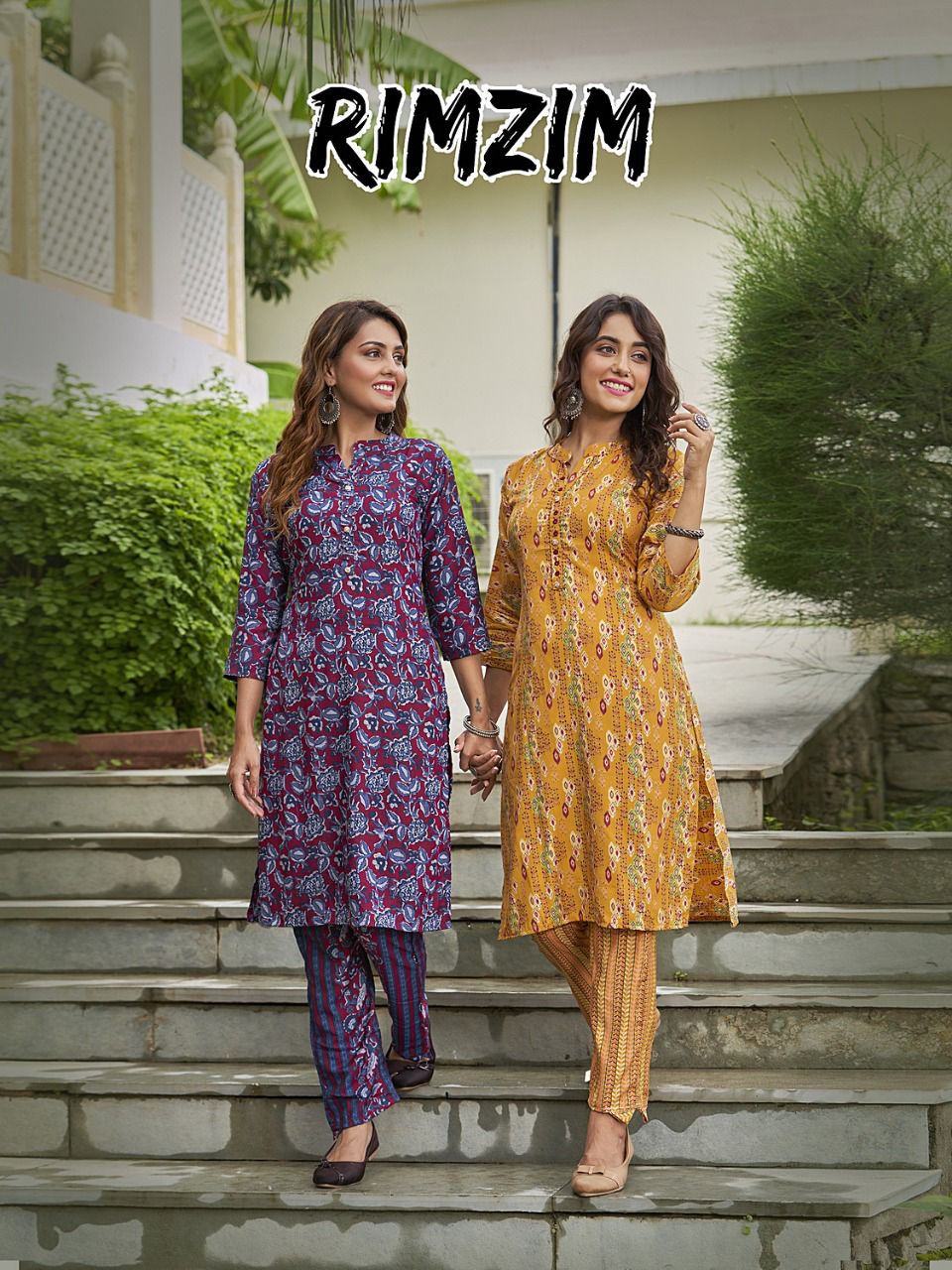 Rimzim V 1 Regular Wear Printed Kurti With Bottom Collection